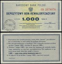 depozytowy bon rewaloryzacyjny na 1.000 złotych 