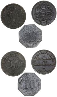 zestaw 3 monet, w skład zestawu wchodzi 10 fenig