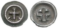 brakteat ok. 1317-1328, Krzyż łaciński, z boków 