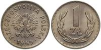1 złoty 1949, Kremnica, piękny egzemplarz, Parch