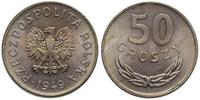 50 groszy 1949, Kremnica, wyśmienity egzemplarz,