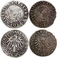 Prusy Książęce 1525-1657, zestaw: 2 x grosz, 1532 i 1534