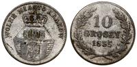 10 groszy 1835, Wiedeń, wytrawione, Bitkin 2, H-