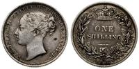 1 szyling 1872, Londyn, srebro próby 925, S. 390