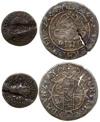 zestaw 2 monet, 3 petermengery 1713 (Trewir) i 1