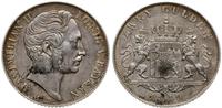 2 guldeny 1849, Monachium, rysa na brodzie władc