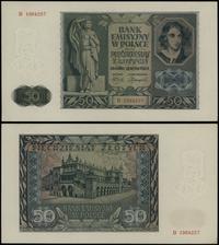 50 złotych 1.08.1941, seria B, numeracja 1964257