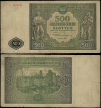500 złotych 15.01.1946, seria C, numeracja 56828