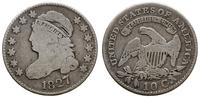 10 centów 1827, Filadelfia, typ Capped Bust, sre