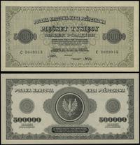 500.000 marek polskich 30.08.1923, seria C, nume