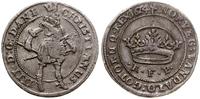 1 korona 1624, wariant z datą w legendzie rewers