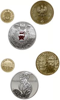 Polska, zestaw 3 monet, 2010