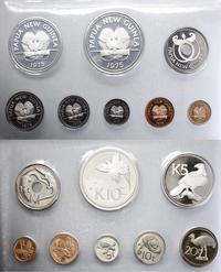 Papua Nowa Gwinea, zestaw monet pamiątkowych, 1975