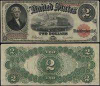 2 dolary 1917, seria D84432364A, czerwona pieczę
