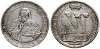 20 lirów 1932 R, Rzym, srebro próby '800', 15 g,