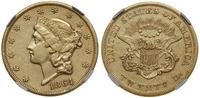 20 dolarów 1864, Filadelfia, typ Liberty, złoto,