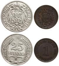 zestaw 2 niemieckich monet, w skład zestawu wcho