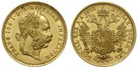 dukat 1873, Wiedeń, złoto 3.49 g, piękny, Fr. 40