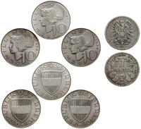zestaw 4 monet, w skład zestawu wchodzą: 10 szyl
