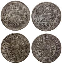 Polska, zestaw 2 x grosz, 1611