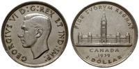 1 dolar 1939, Ottawa, Królewska wizyta, srebro p