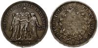 5 franków 1873 A, Paryż, patyna, Gadoury 745a