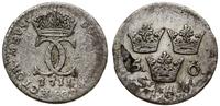 5 öre 1711, Sztokholm, moneta czyszczona, SM 111