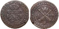 1 öre 1644, Avesta, miedź, 52.22 g, moneta wybit