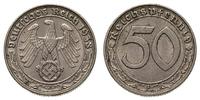 50 Reichspfennig 1938 / J, Hamburg, rzadkie, J. 