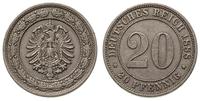 20 fenigów 1888 / A, Berlin, J. 6