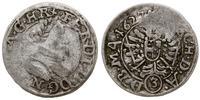 3 krajcary 1627, Mikulov, moneta niedobita, ciem
