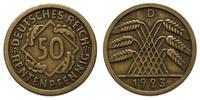 50 rentenfenigów 1923 D, Monachium, rzadkie, J. 