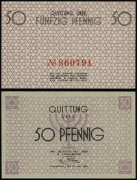 50 fenigów 15.05.1940, numeracja 860791 w kolorz