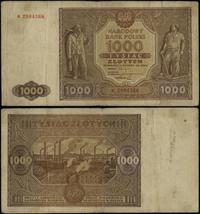 1.000 złotych 15.01.1946, seria K, numeracja 290