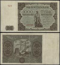 1.000 złotych 15.07.1947, seria B, numeracja 496