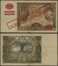 100 złotych 1939, seria C.W., numeracja 6995074,