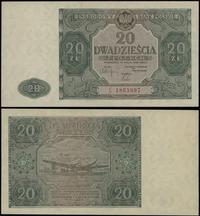 20 złotych 15.05.1946, seria E, numeracja 186589