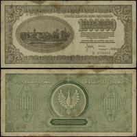 1.000.000 marek polskich 30.08.1923, seria B, nu