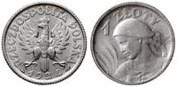 1 złoty 1924, Paryż, róg i pochodnia na awersie,
