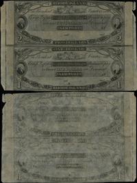 Stany Zjednoczone Ameryki (USA), nierozcięte dwa banknoty blanco - 1 i 2 dolary, 18...(1820-1830)