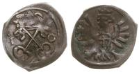 denar 1610, Poznań, podgięty, delikatna patyna, 