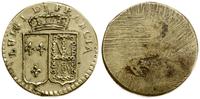 Francja, odważnik monetarny do Louis d'ora, bitego po 1785 roku; Herby Francj.., ok. 1785