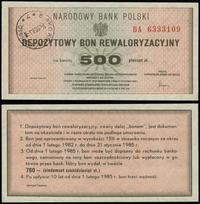 depozytowy bon rewaloryzacyjny na 500 złotych 19