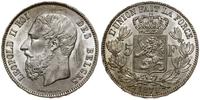 5 franków 1871, Bruksela, srebro, 25.02 g, czysz