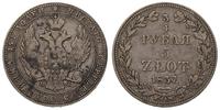 3/4 rubla = 5 złotych 1837, Warszawa, patyna