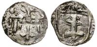 denar bez daty (1386-1399), Wschowa, Aw: Orzeł h