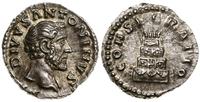 denar pośmiertny po 161 r., Rzym, Aw: Głowa cesa