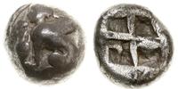 tetrobol ok. 435-425 pne, Sfinks siedzący w lewo