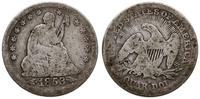 1/4 dolara 1853, Filadelfia, typ Seated Liberty,