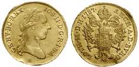 dukat 1787 A, Wiedeń, złoto 3.48 g, minimalnie g